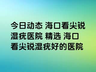 今日动态 海口看尖锐湿疣医院 精选 海口看尖锐湿疣好的医院